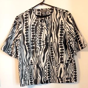 Kenar Short Sleeve Jacket Blazer Sz 12. (090)